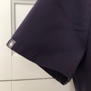 FIGS Small Catarina Scrub Top Purple Shadow